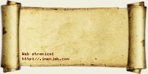 Sara Medved vizit kartica